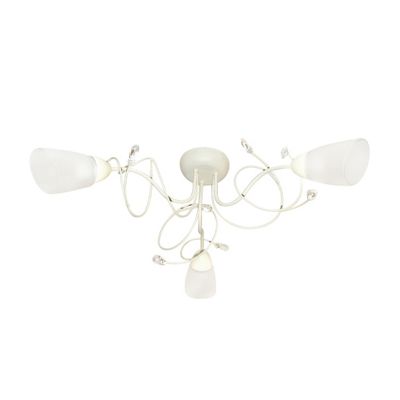 Callie 3 light Porcelain Effect Ceiling Light