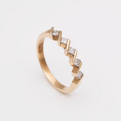 Swesky Ladies 9ct yellow gold Eternity ring