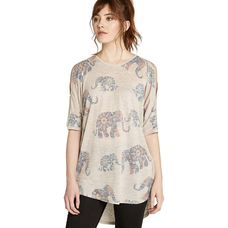 Apricot - Multicoloured Multicoloured Elephants Print Tunic Review