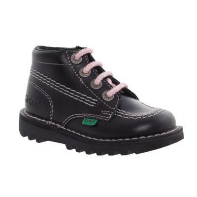 Kickers Shoes on Boots First Shoes Kick Hi From Kickers Leather Lace Up Ankle Boots