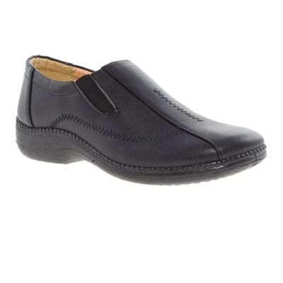 black slip on casual shoes Thumbnail Image