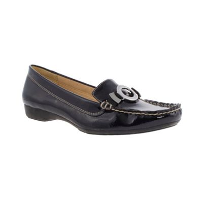 Black Naturalizer patent loafers