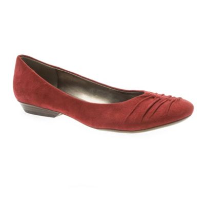 Red naturalizer ruche detail casual shoe