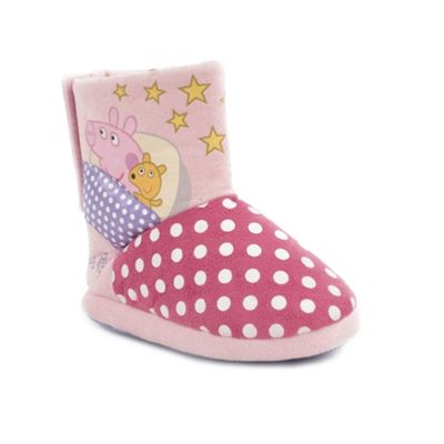 Pink Peppa Pig Slipper Boot
