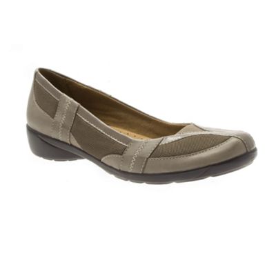 Taupe naturalizer slip on casual shoe