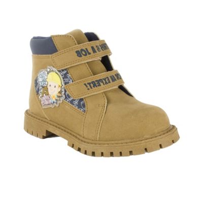 Green bob the builder ankle boot - first shoe