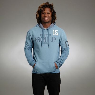 Blue Vintage Pullover Hoodie