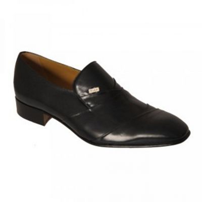 Navy Valencia Mens Formal Slip On Shoes