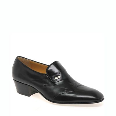Black Cuba Mens Slip On Shoes
