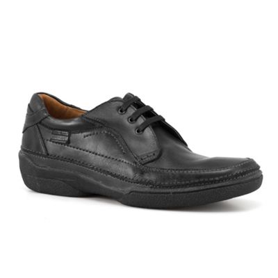 Black Frankfurt Mens Leather Lace Up Shoes