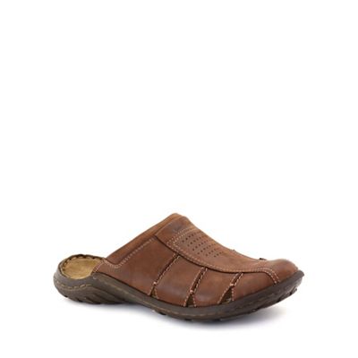 Josef Seibel Brown Â´Logan ClosedÂ´ mens mules - . -