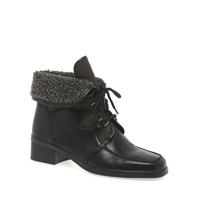 Brown Rayce Leather Ankle Boot