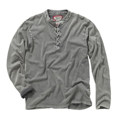 Dark Grey Aged Mash Top