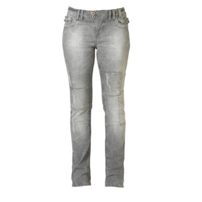 Grey Coloured Rip N Repair Jeans