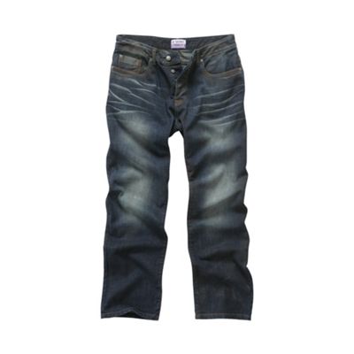 Dark Blue Loose Oiler Jean