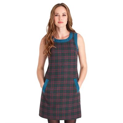 knee length pinafore