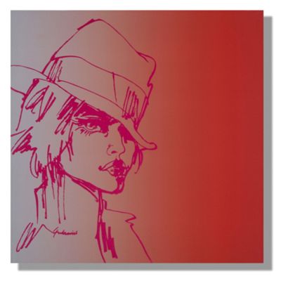 Printed canvas Fedora wall art