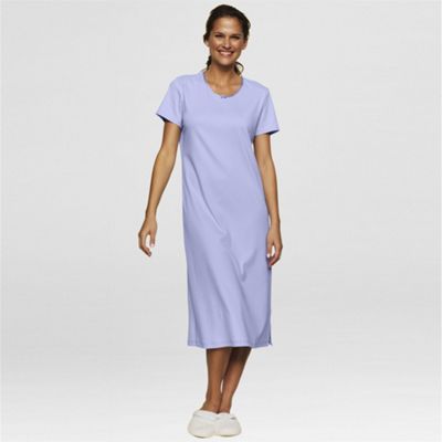 Purple Short Sleeve Midcalf Sleep-t