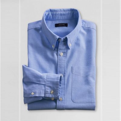 Blue Boys Long Sleeve Heritage Oxford Shirt