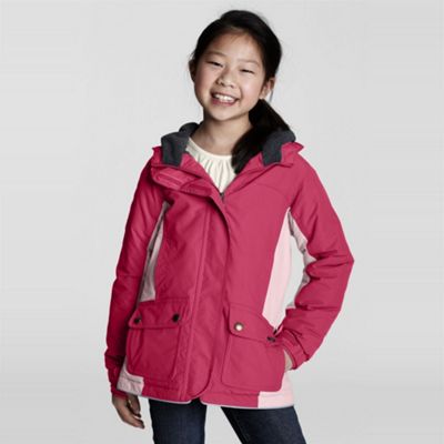 Pink girls squall parka