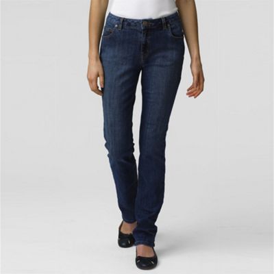 Blue straight leg jeans
