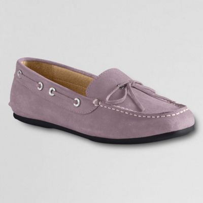 Purple driving shoes