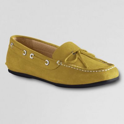 Yellow driving shoes