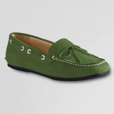 Green driving shoes