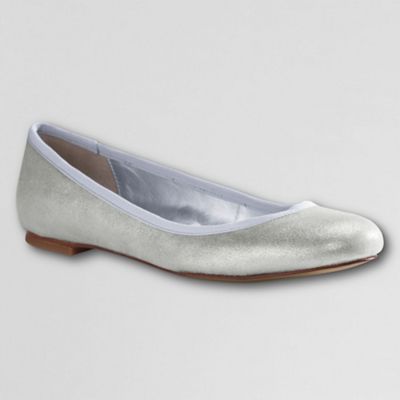 Metallic classic ballet shoes