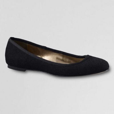 Black classic ballet shoes