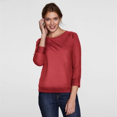 Pink roll-sleeve top