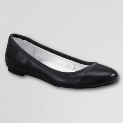 Black womens classic ballet shoes