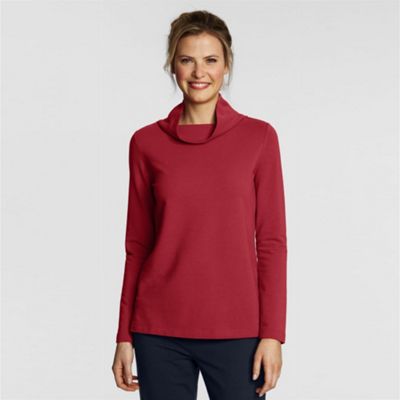 Red portrait collar top