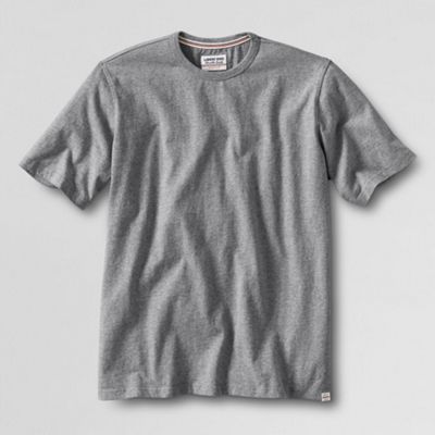 Grey durable knit jersey crew neck t-shirt
