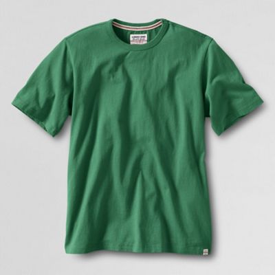 Green durable knit jersey crew neck t-shirt