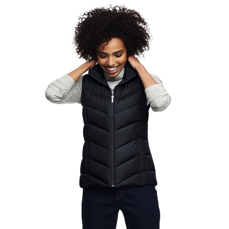 Lands' End - Black Tall Down Gilet Review