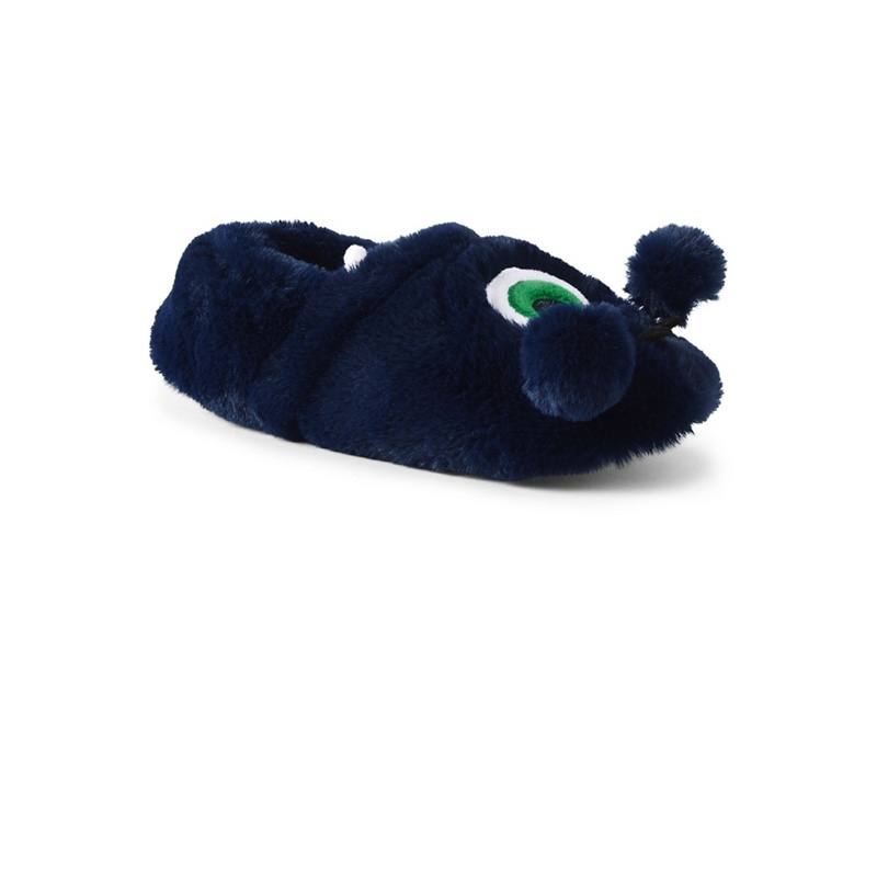 Lands End Kids Fuzzy Slippers