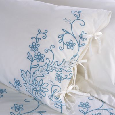 White Anna cushion 30x40 fashion bed linen