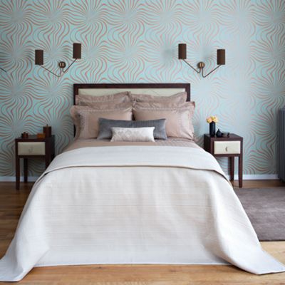 Oyster EH Eltham throw fashion bed linen