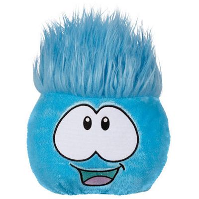 Blue Club Penguin jumbo Puffle soft toy