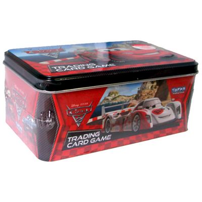 Disney Pixar Cars 2 trading card tin