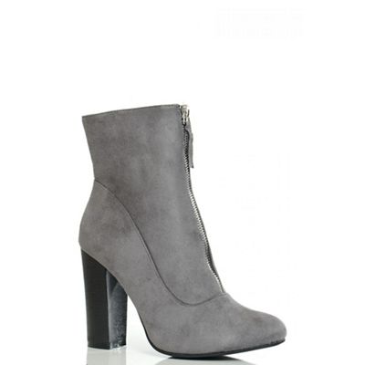 debenhams grey ankle boots
