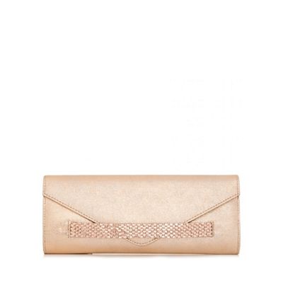 debenhams clutch bags gold