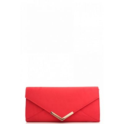 red clutch bag debenhams