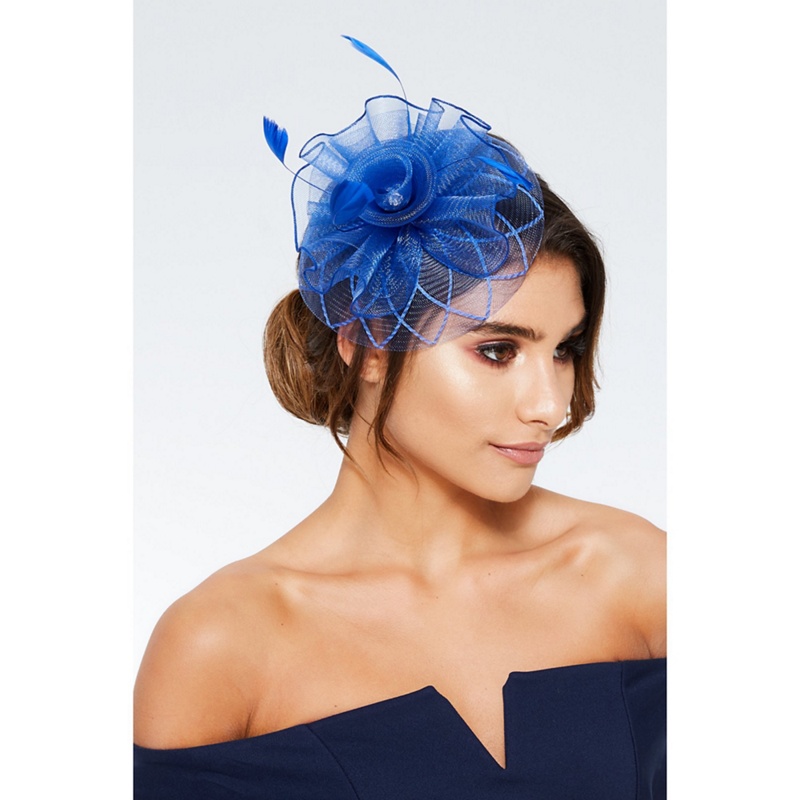 5053028949757 EAN Quiz Blue Flower Spiral Fascinator UPC Lookup