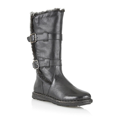 Lotus - Black leather +Sard+ calf boots