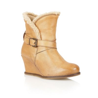 Lotus Tan leather 'Cove' ankle boots- at Debenhams