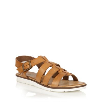 lotus tan sandals