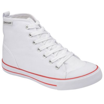 dunlop white canvas shoes