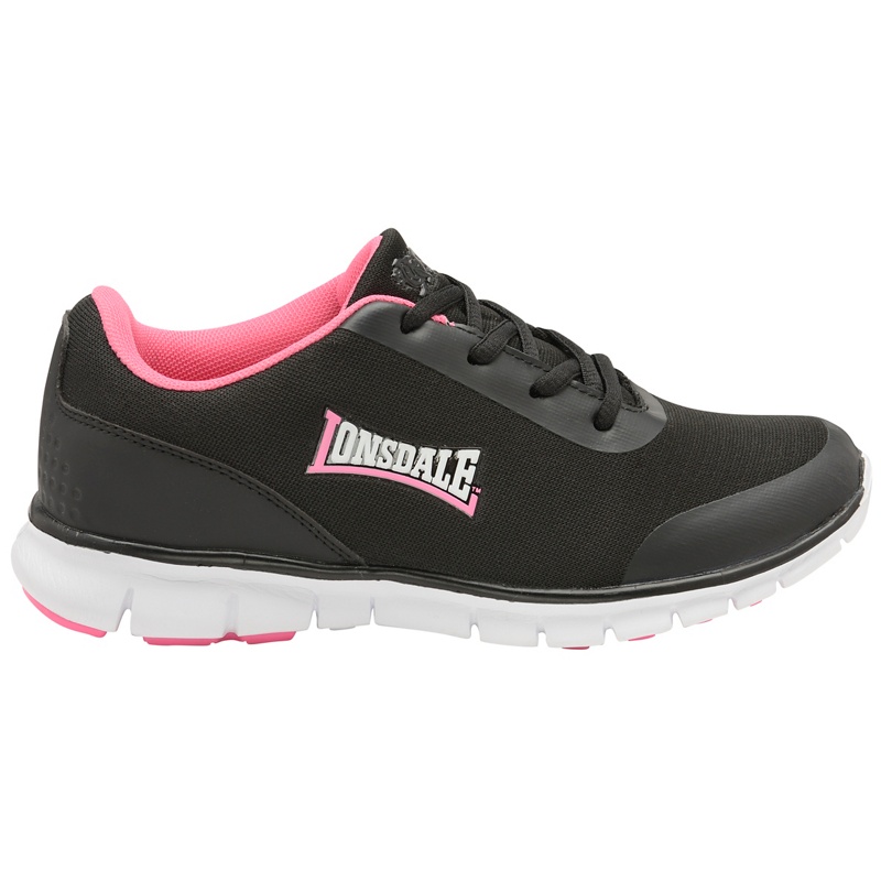 Lonsdale - Black And Pink 'Capella' Ladies Trainers Review